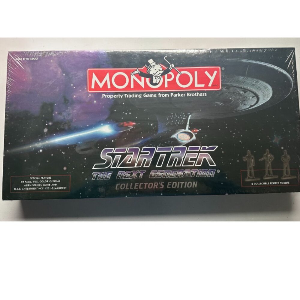 Vintage Star Trek the Next Generation Collector's Edition Monopoly - NEW